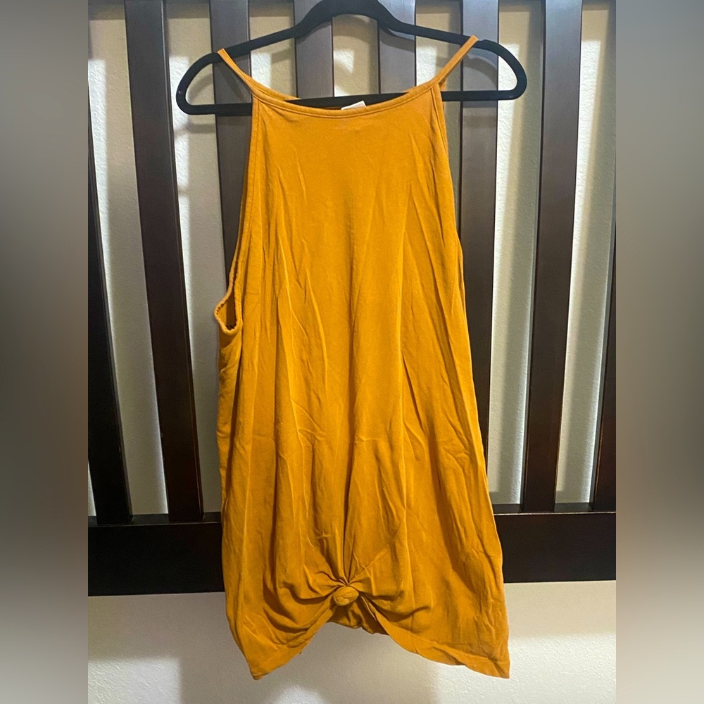 Mustard yellow boho dress